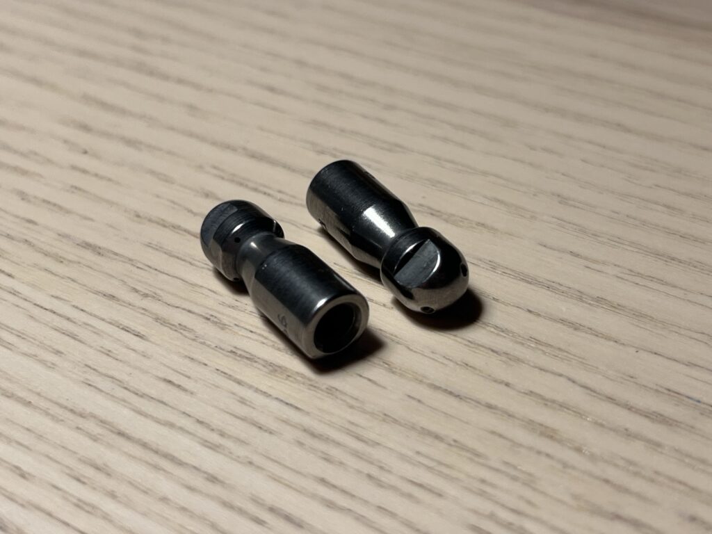 Dysza z okrągłą głowicą Ø8x23mm M5 IG, 1200Bar / 30l/min (O4)